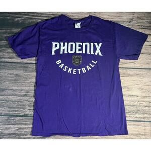 Phoenix Suns Basketball Mens Purple Short Sleeve T Shirt Hanes Xl
